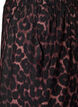 Pantalon en viscose avec taille &eacute;lastiqu&eacute;e et jambes droites, Marron, Packshot image number 2
