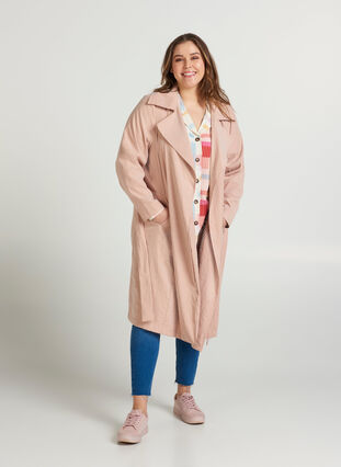 Trench-coat , Rose Smoke, Model image number 2