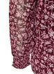 Blouse met bloemenprint en glitterdraad, Rood, Packshot image number 3