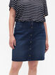 FLASH - Denim rok met knoopsluiting, Blauw, Model image number 3