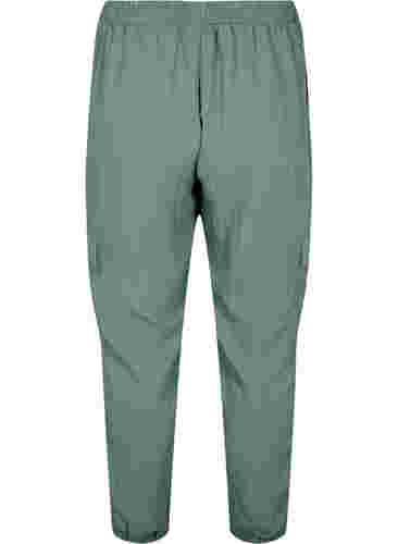 Pantalon ample en viscose avec grandes poches, Balsam Green, Packshot image number 1