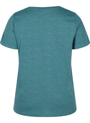T-shirt imprimé en coton, Balsam Green DOT, Packshot image number 1