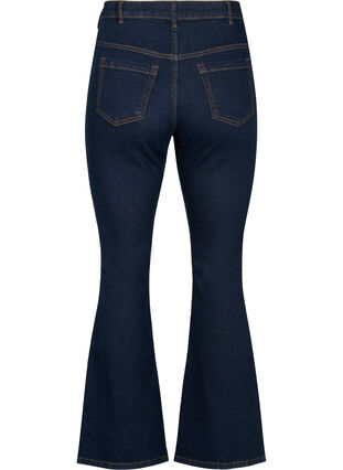 Ellen bootcut jeans met hoge taille, Raw Unwash, Packshot image number 1