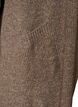 Cardigan met open voorkant en wijde mouwen, Bruin, Packshot image number 3