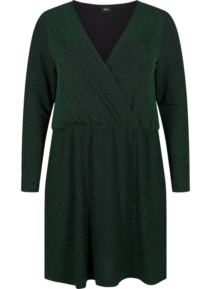 Robe pailletée avec motif en zigzag, Scarab ZigZagShimmer, Packshot image number 0