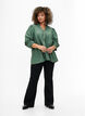 Blouse met ruffles, Duck Green, Model image number 2
