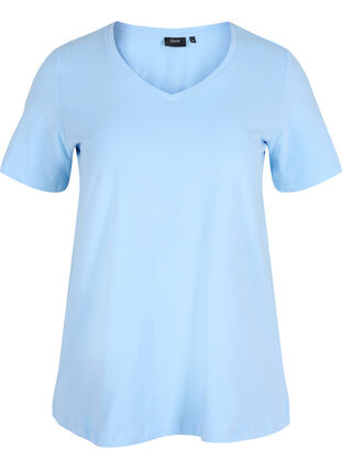 T-shirt basique, Chambray Blue, Packshot image number 0