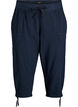 Pantacourt en coton, Bleu, Packshot image number 0