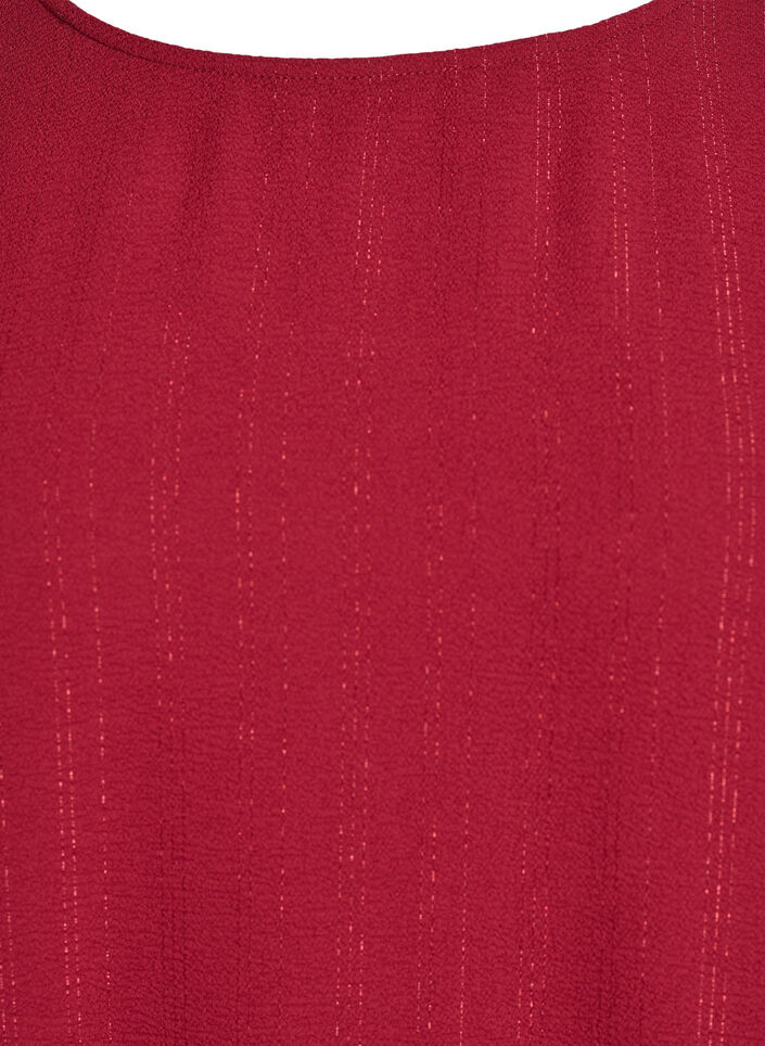 Blouse met glitter, Donker Bordeaux, Packshot image number 2