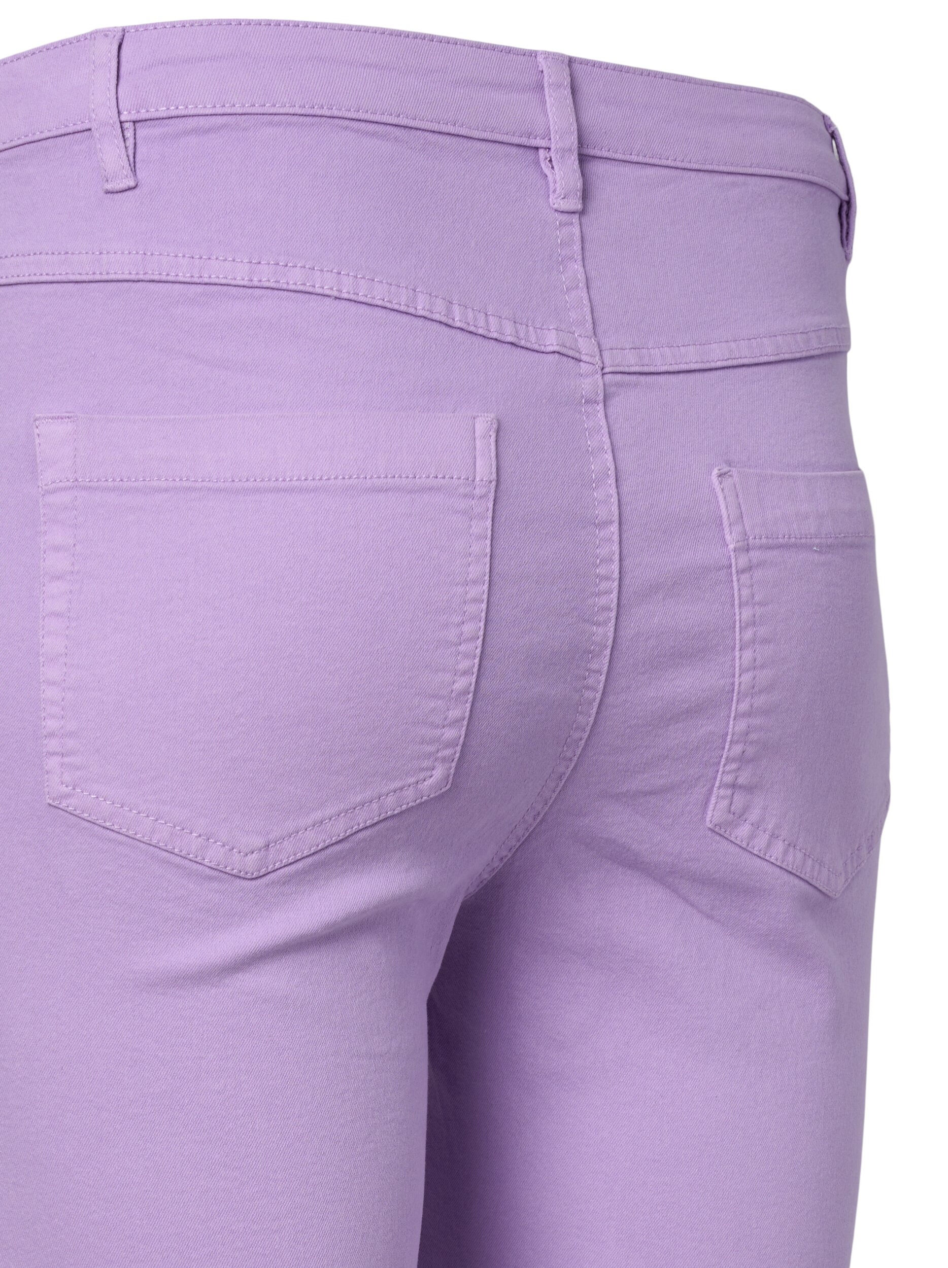 Zizzi Jean Amy &agrave; taille haute et coupe super slim, Lavender, Packshot image number 3