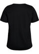 T-shirt imprim&eacute;, Noir, Packshot image number 1
