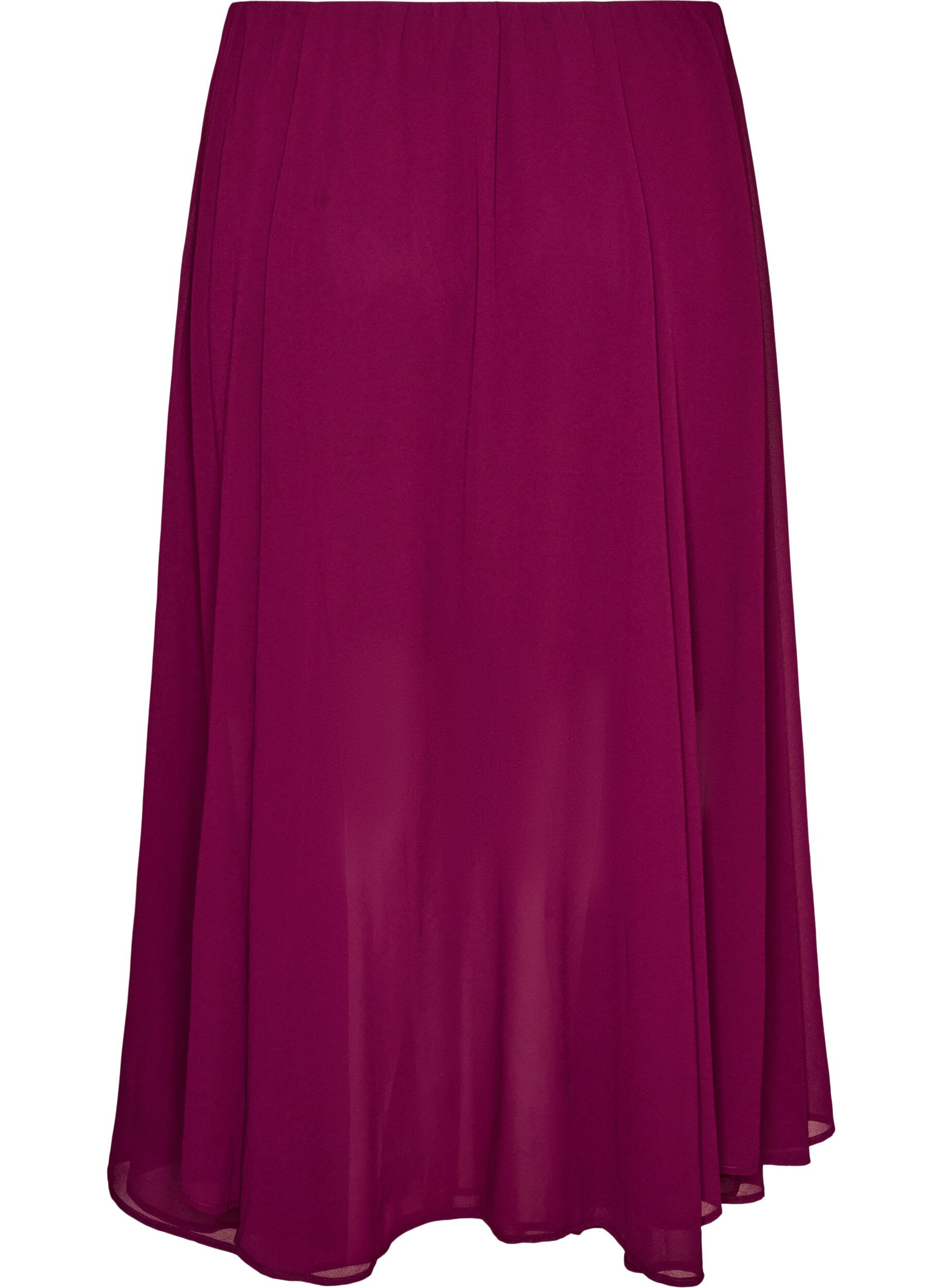 ZizziA-lijn midirok, Paars, Packshot image number 1