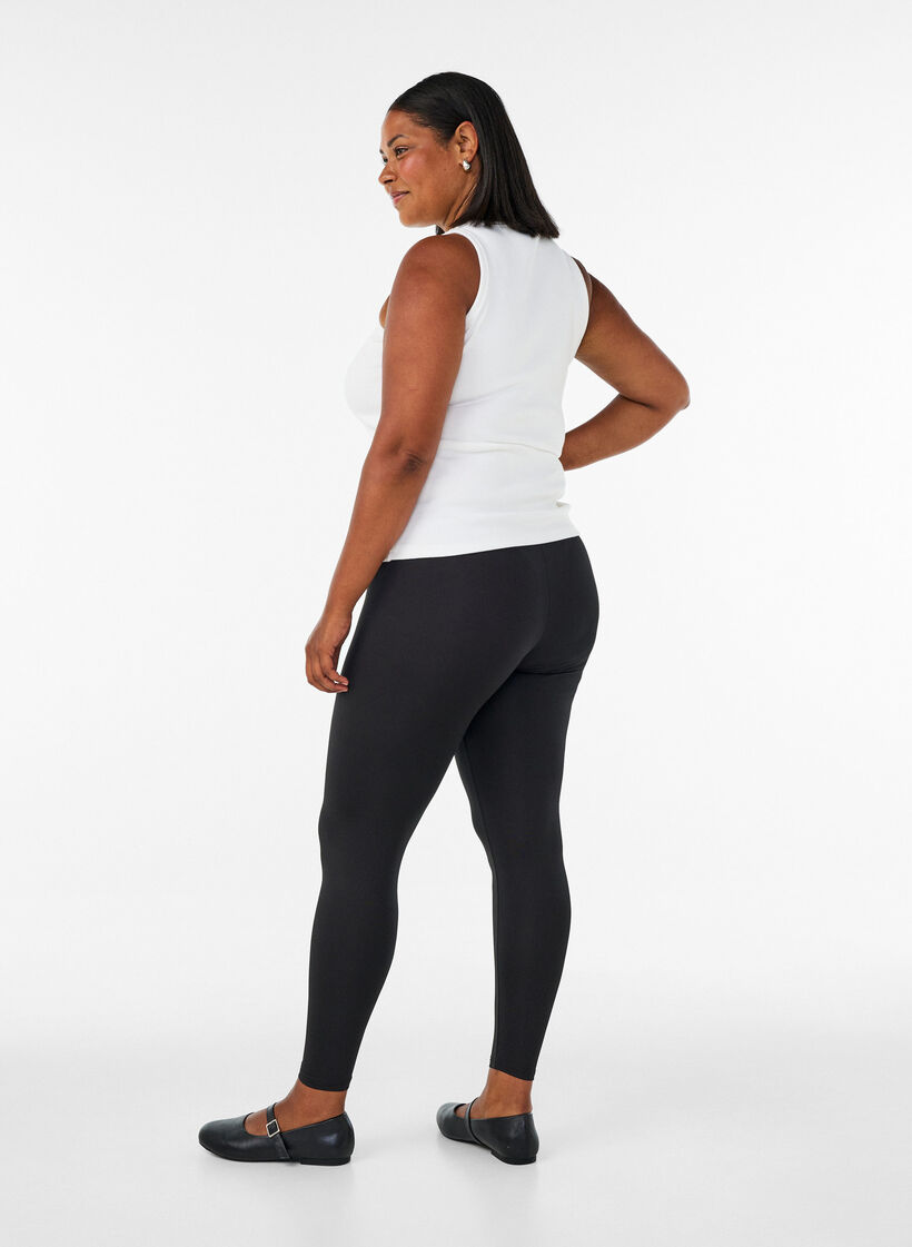 Leggings basiques 2-pack, Noir, Model image number 2
