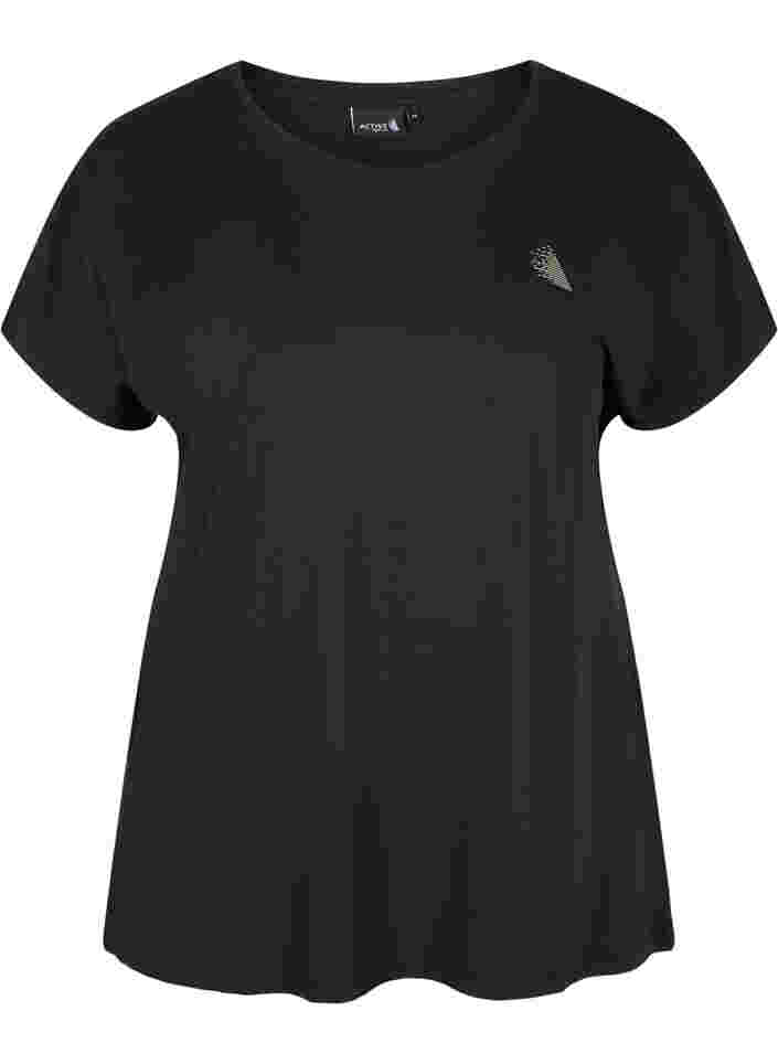 T-shirt , Black, Packshot image number 0