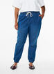 Denim joggers met zakken, Blauw, Model image number 3
