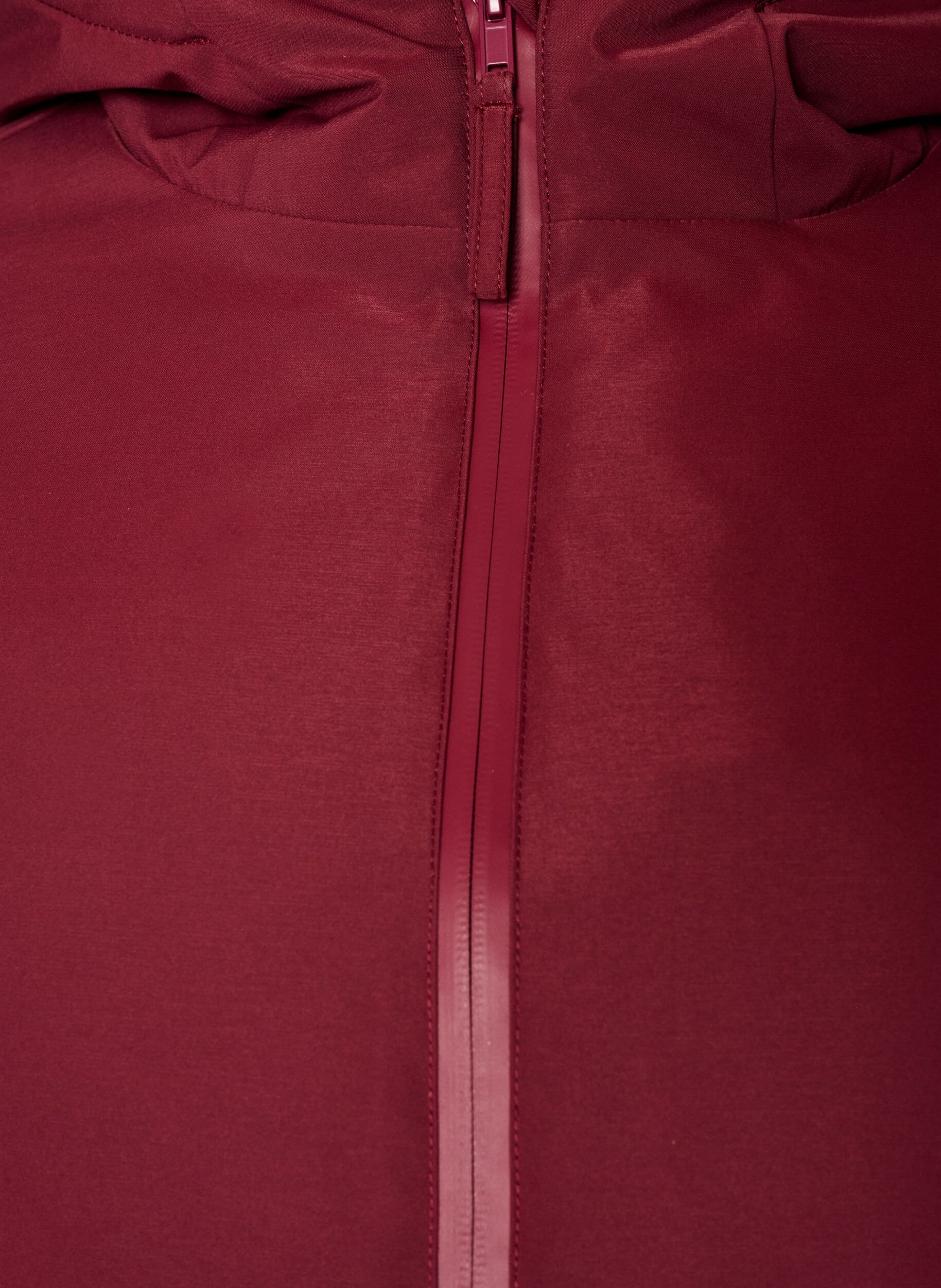 ZizziVeste d'hiver avec capuche et taille ajustable, Bordeaux, Packshot image number 2