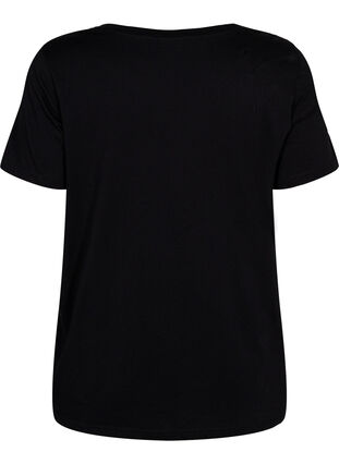 T-shirt de sport avec imprimé, Black w. Bad Ass, Packshot image number 1