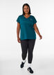 Losvallend trainings-T-shirt met V-hals, Groen, Model image number 1