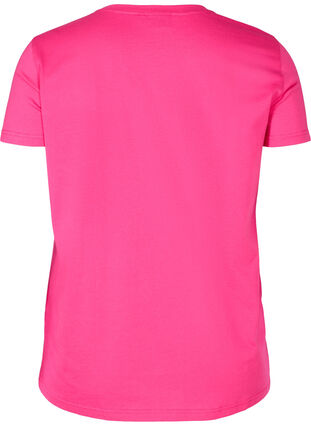T-shirt en coton à manches courtes , Fuchsia Purple, Packshot image number 1