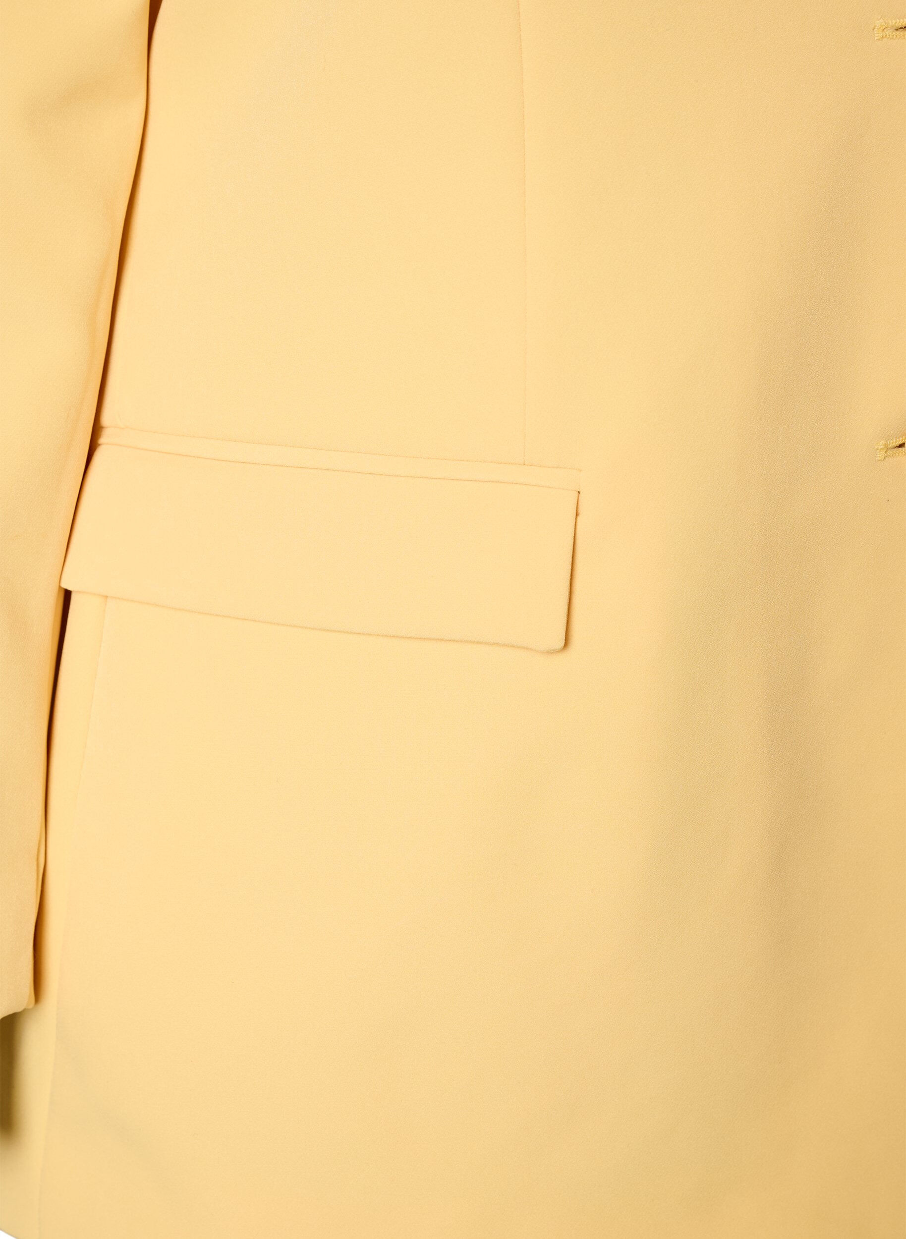 ZizziKlassieke blazer met knoopsluiting, Geel, Packshot image number 3