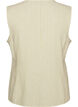 Gilet ray&eacute; en lin et viscose, Vert clair, Packshot image number 1