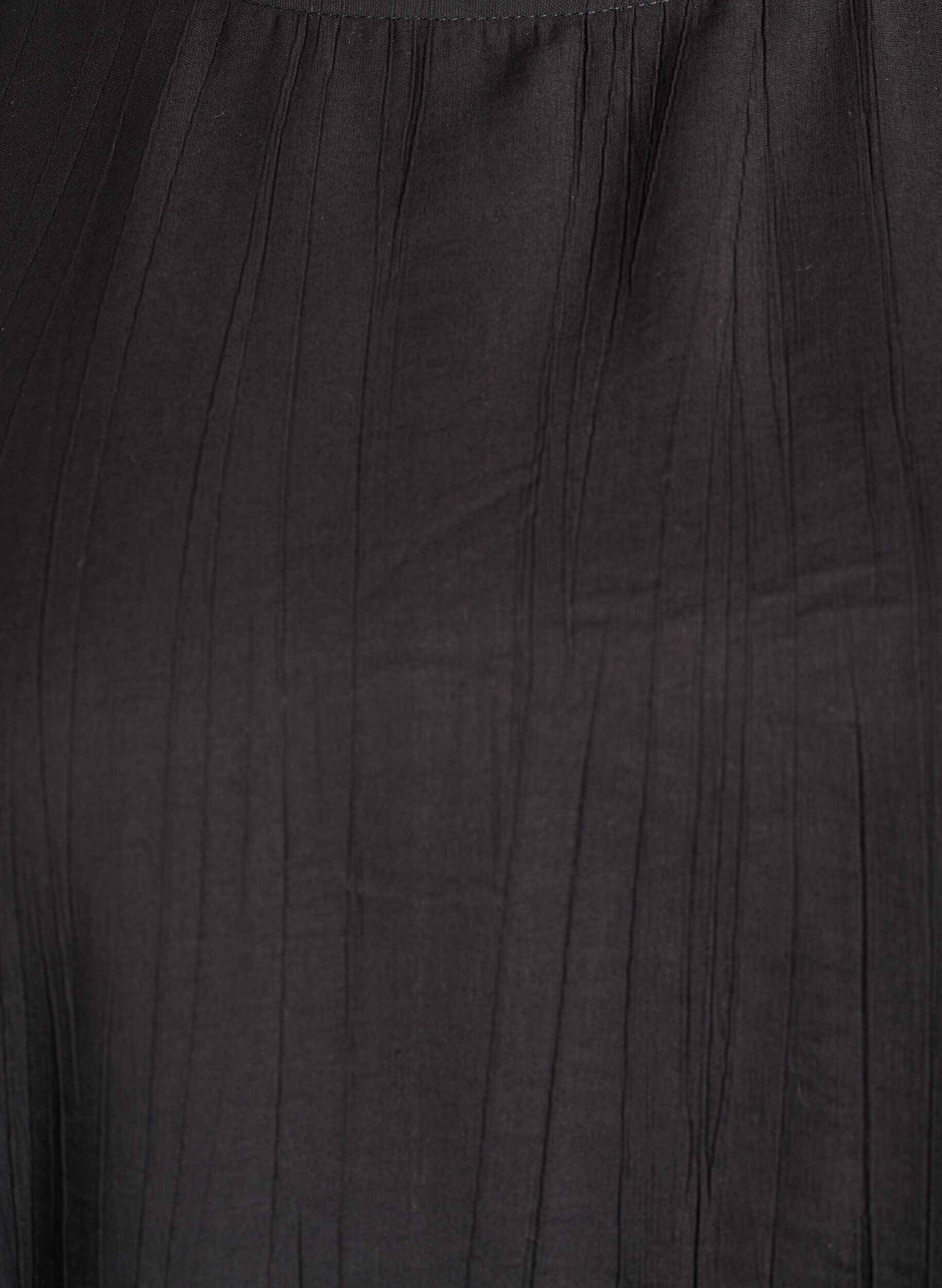 ZizziViscose blouse met 3/4 mouwen en balloon effect, Zwart, Packshot image number 2