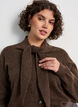 Cardigan avec n&oelig;uds et boutons, Marron, Model image number 3
