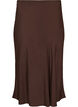 Viscose rok met een elastische taille, Bruin, Packshot image number 1
