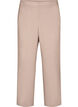 Op maat gemaakte broek met een hoge taille en straight-fit, Beige, Packshot image number 0
