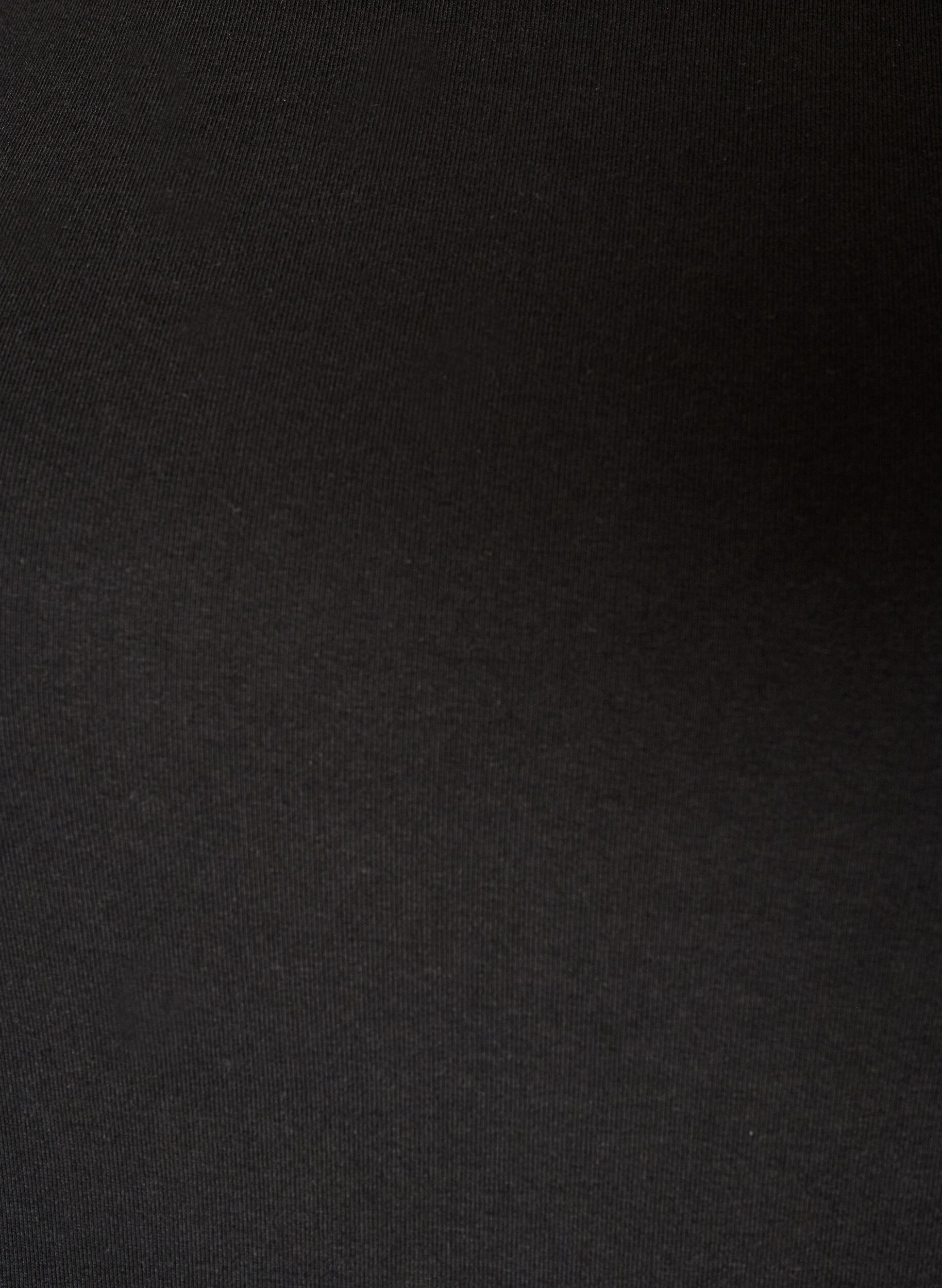 ZizziT-shirt basic &agrave; col bateau et manches 3/4, Noir, Packshot image number 2
