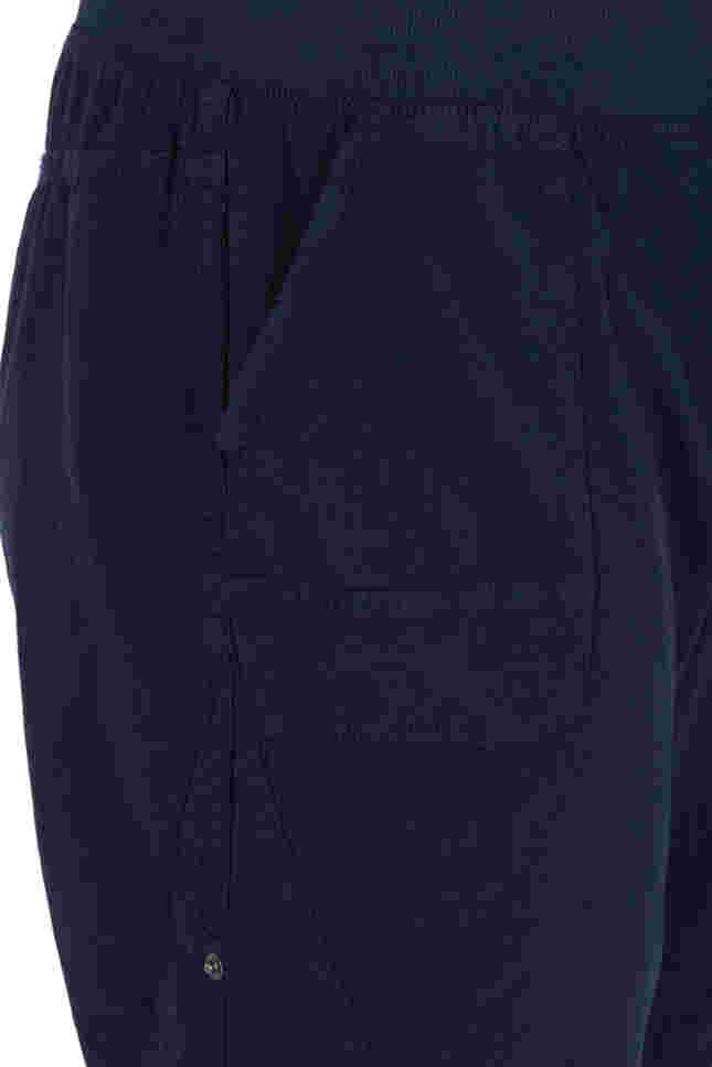 Short ample avec poches en coton, Night Sky, Packshot image number 2