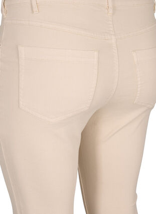 Amy jeans met hoge taille en super slanke pasvorm, Oatmeal, Packshot image number 2