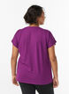 Effen gekleurd trainingsshirt, Paars, Model image number 2