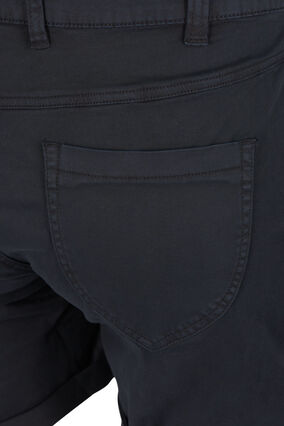 Short en coton coupe classique, Black, Packshot image number 3