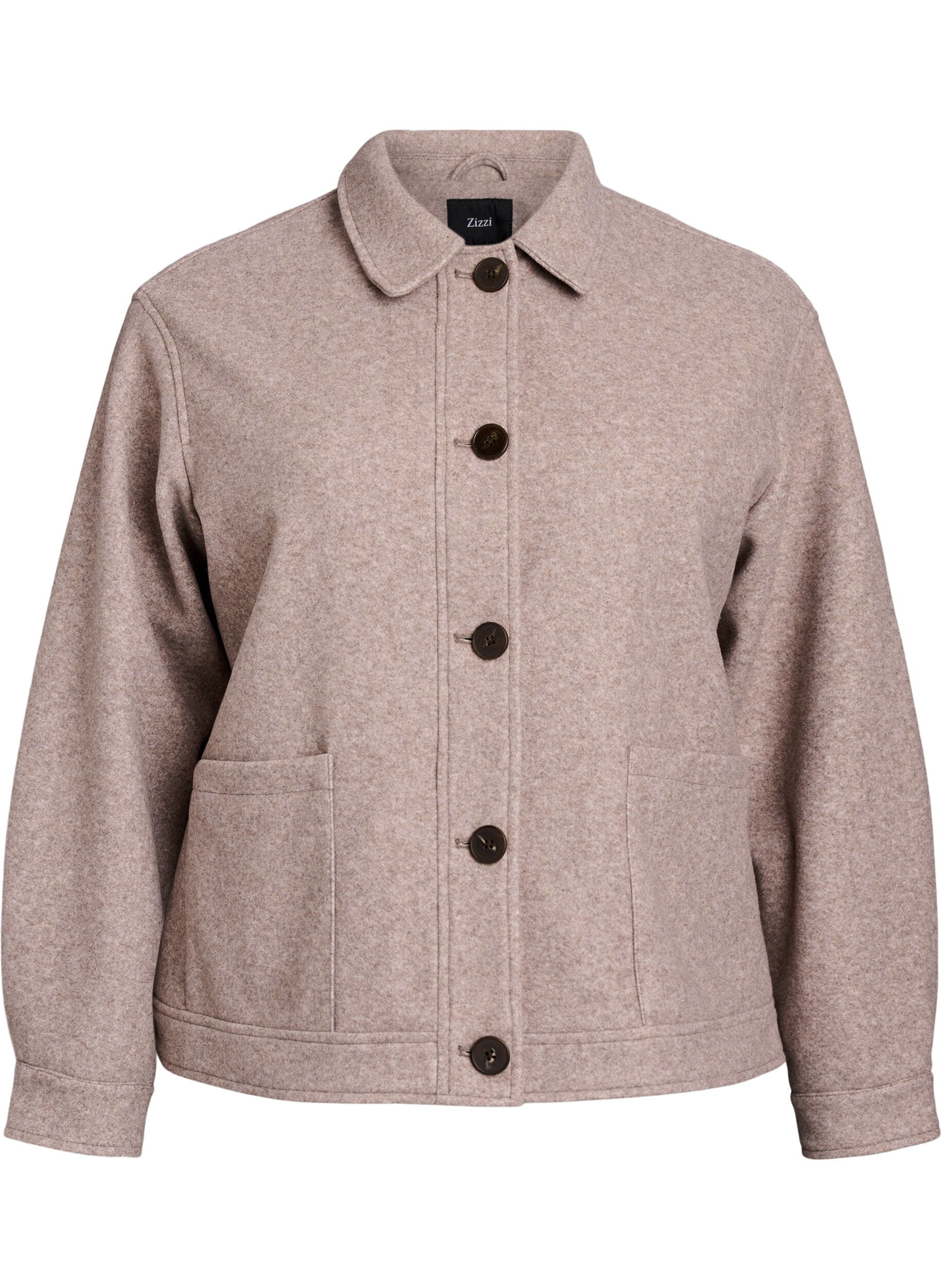 Korte shirtjas met franjes