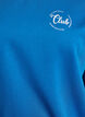 Sweatshirt avec imprim&eacute; texte, Bleu, Packshot image number 2