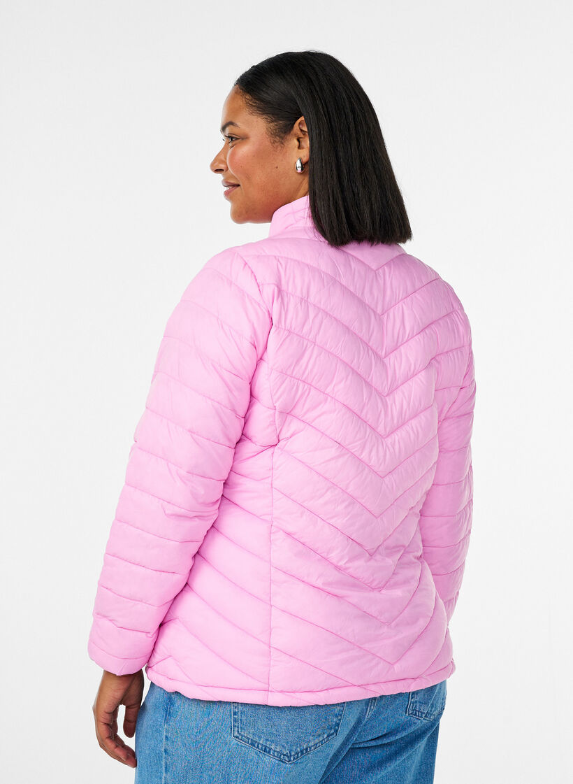 Veste l&eacute;g&egrave;re avec poches, Rose, Model image number 2