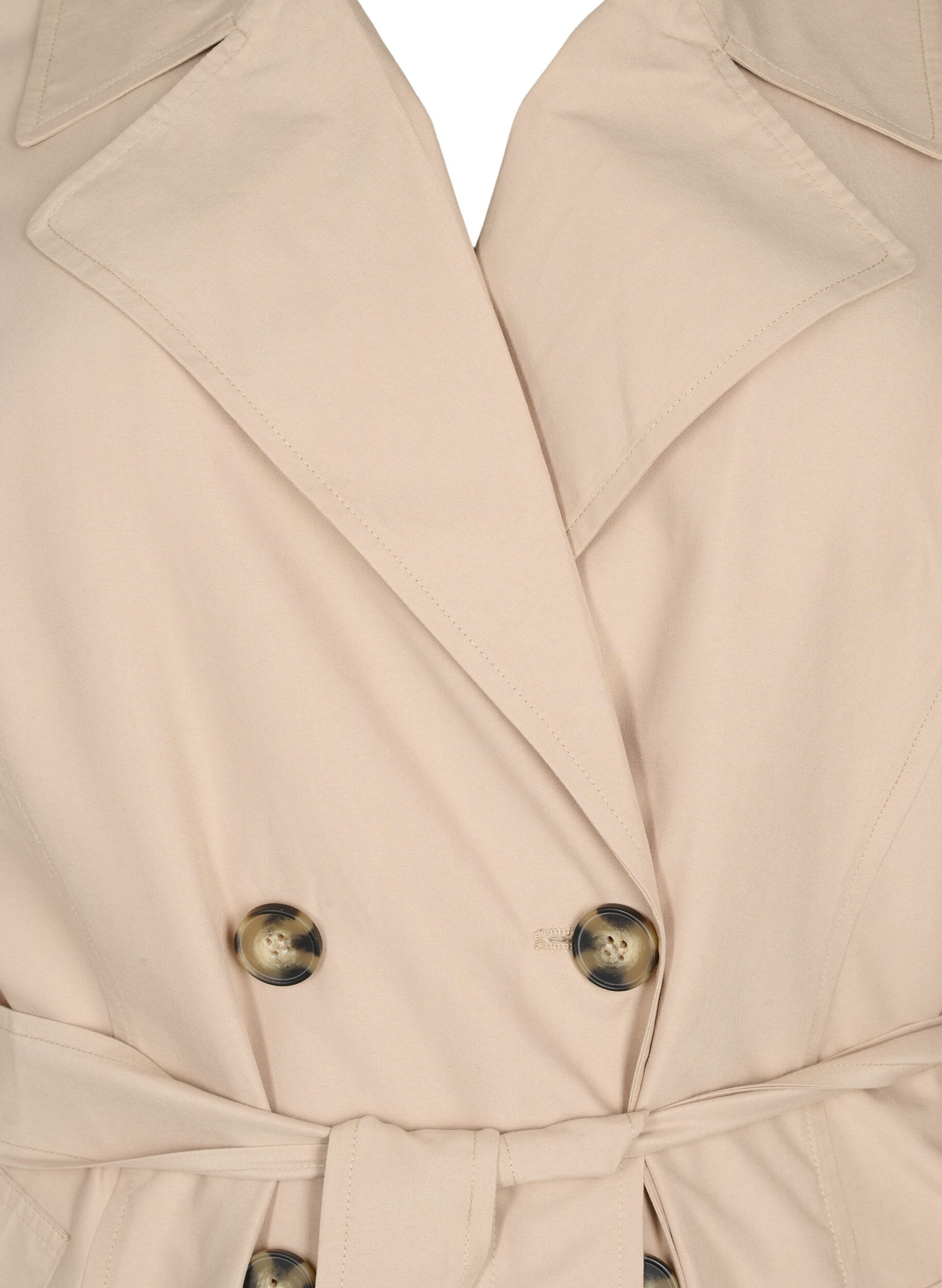 Zizzi Trench-coat avec ceinture et poches, Nomad, Packshot image number 2