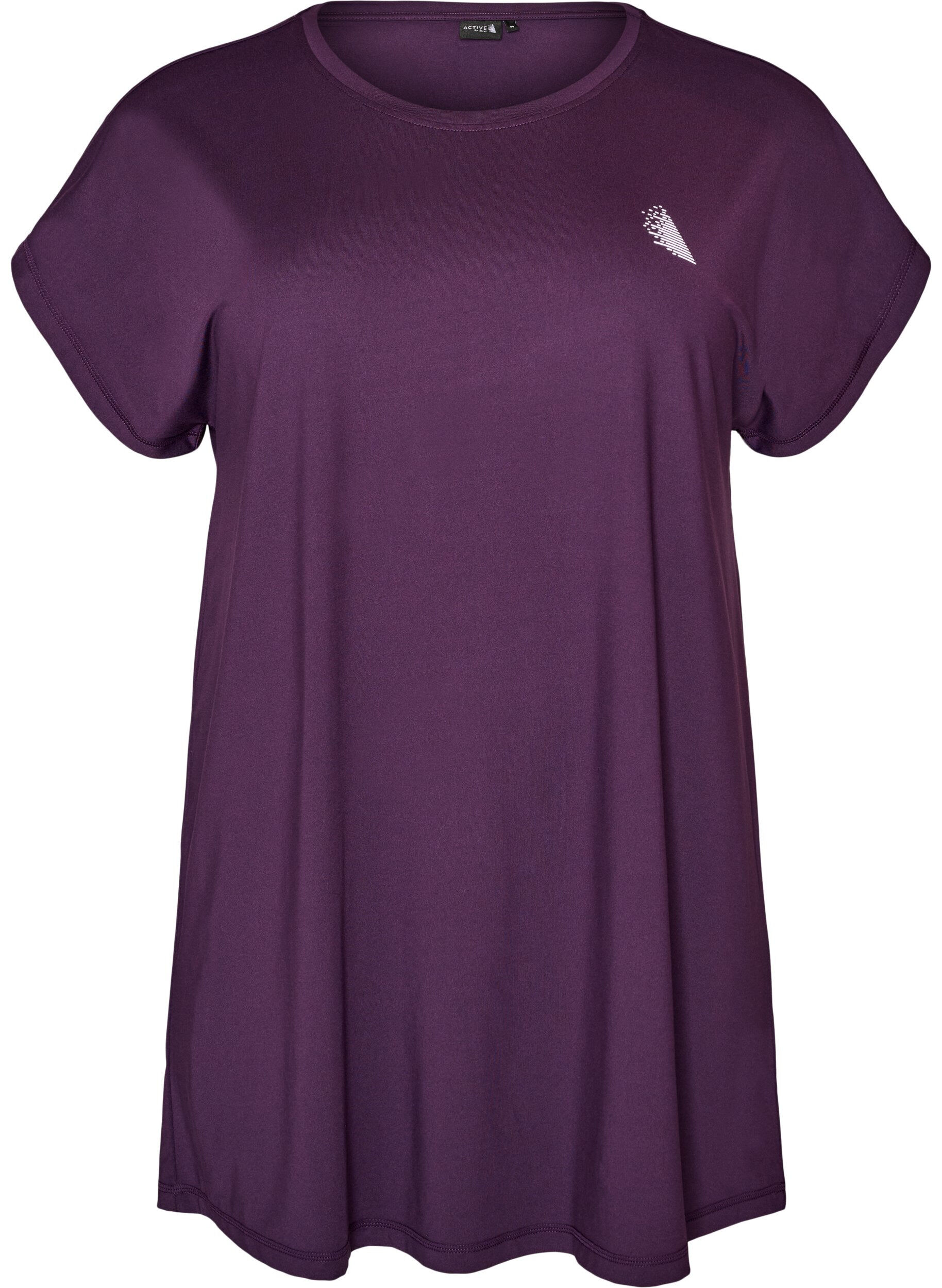 ZizziLang workout T-shirt, Paars, Packshot image number 0