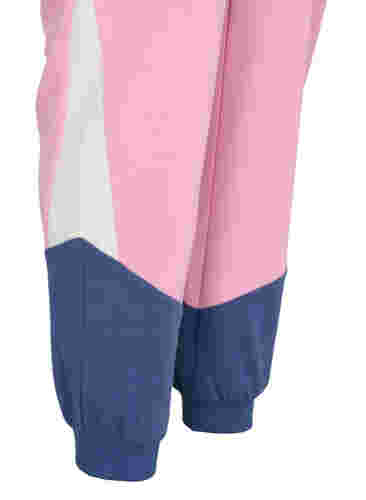 Pantalon de survêtement coloré, C. Pink C. Blocking, Packshot image number 3