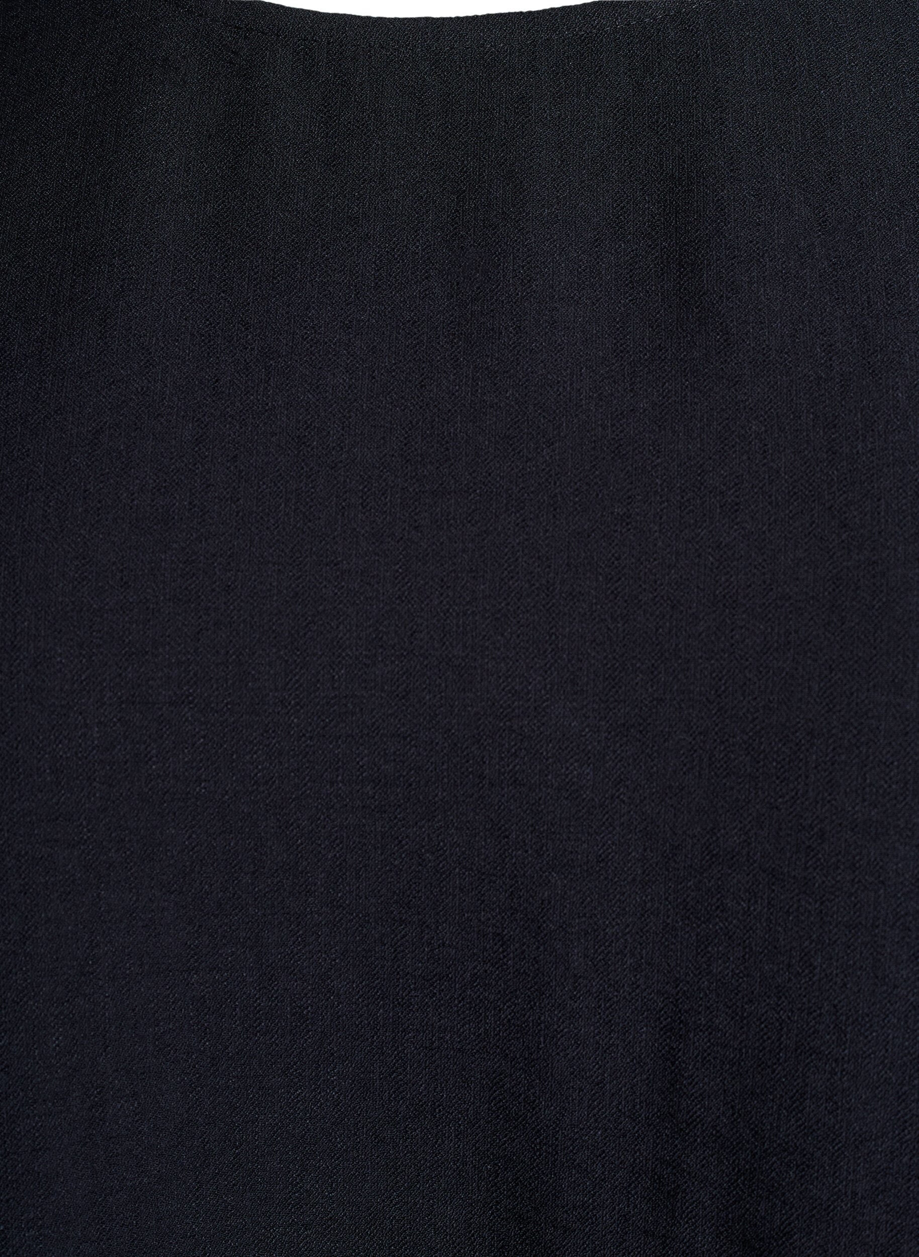 ZizziViscose blouse met 1/2 mouwen, Zwart, Packshot image number 2