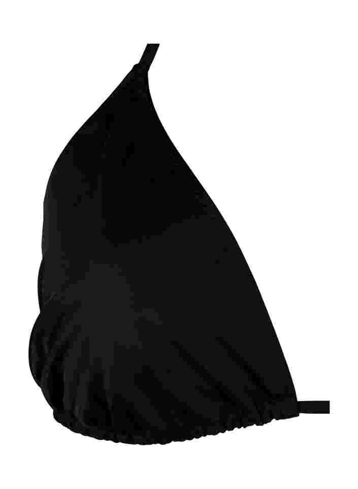 Soutien-gorge bikini triangle, Black, Packshot image number 2