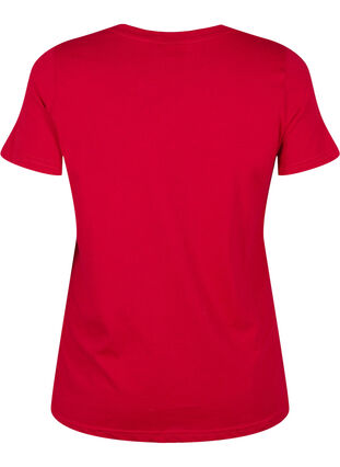 T-shirt de Noël en coton, Tango Red Reindeer, Packshot image number 1
