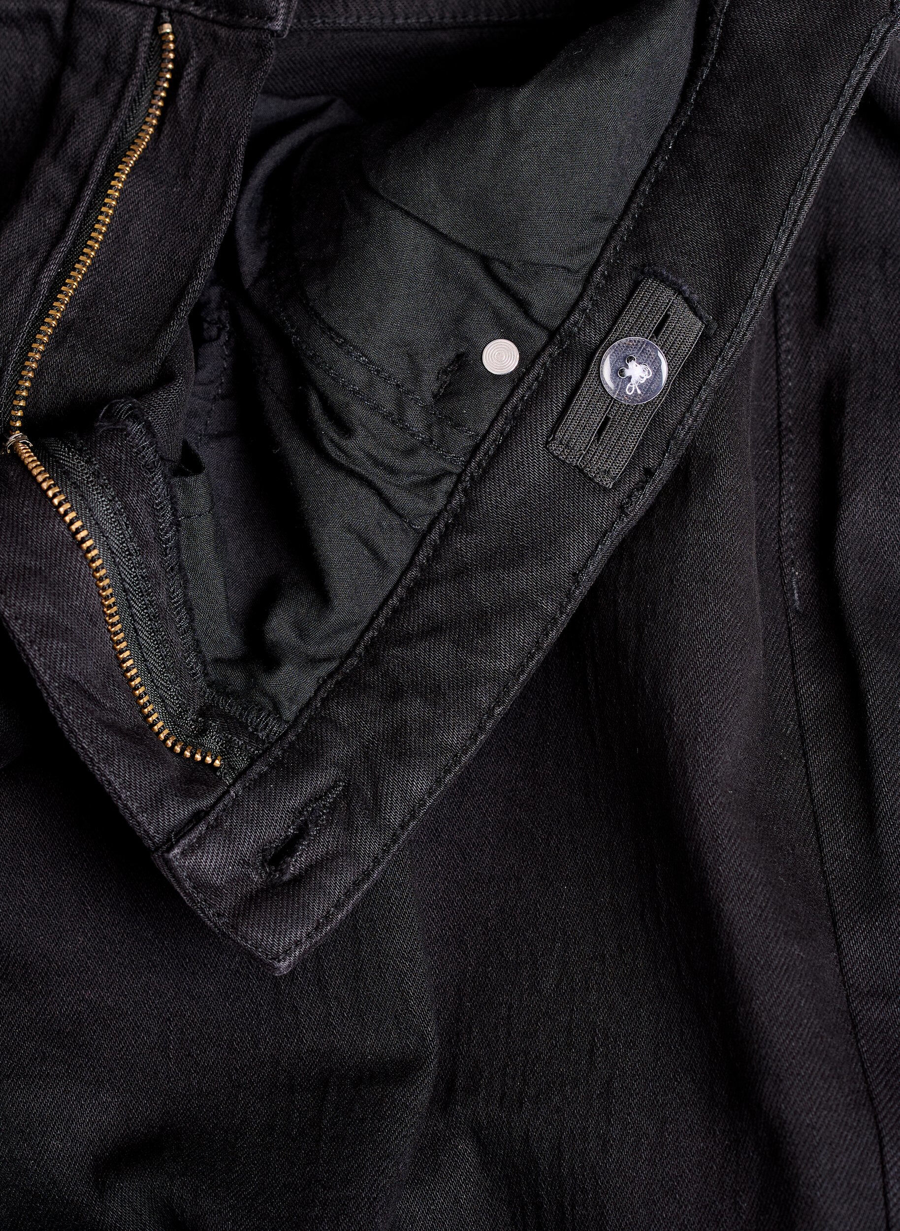 ZizziJeans met wijde pijpen en hoge taille, Zwart, Packshot image number 3