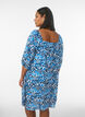 Strandjurk in viscose met print, Blauw, Model image number 2