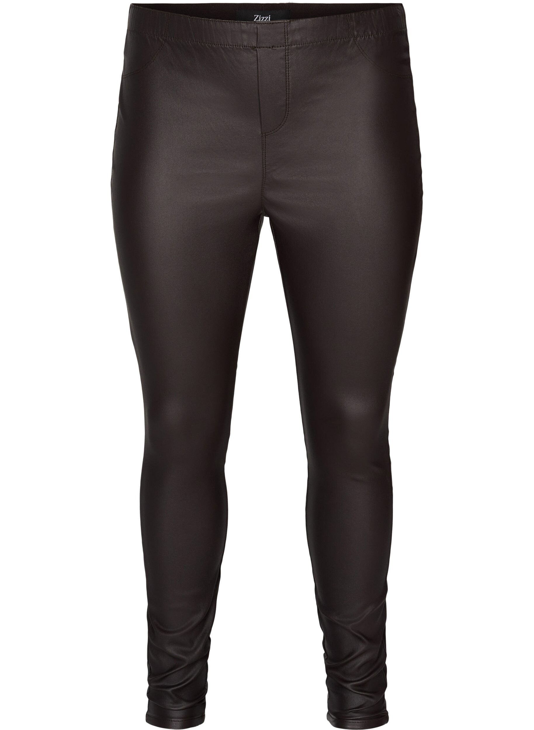 ZizziCoated legging, After Dark, Packshot image number 0