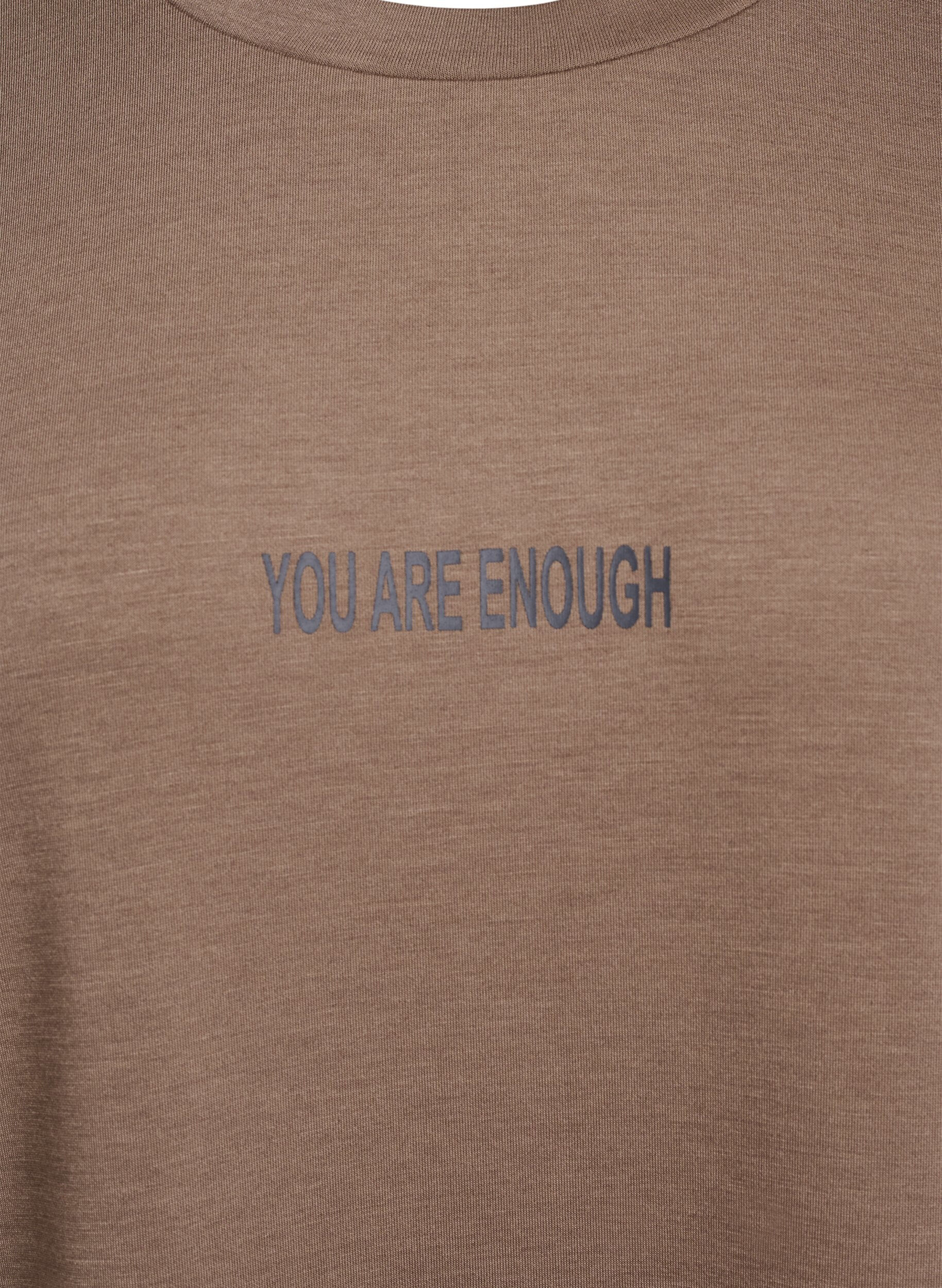 Zizzi Robe sweat courte en m&eacute;lange modal, Fossil , Packshot image number 2