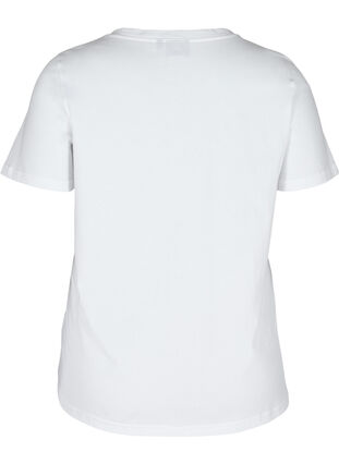T-shirt met print, Bright White TRAVEL, Packshot image number 1