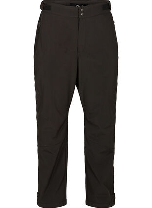 Pantalon Softshell avec velcro ajustable, Black, Packshot image number 0