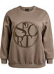 Sweatshirt met een motief, Walnut, Packshot image number 0